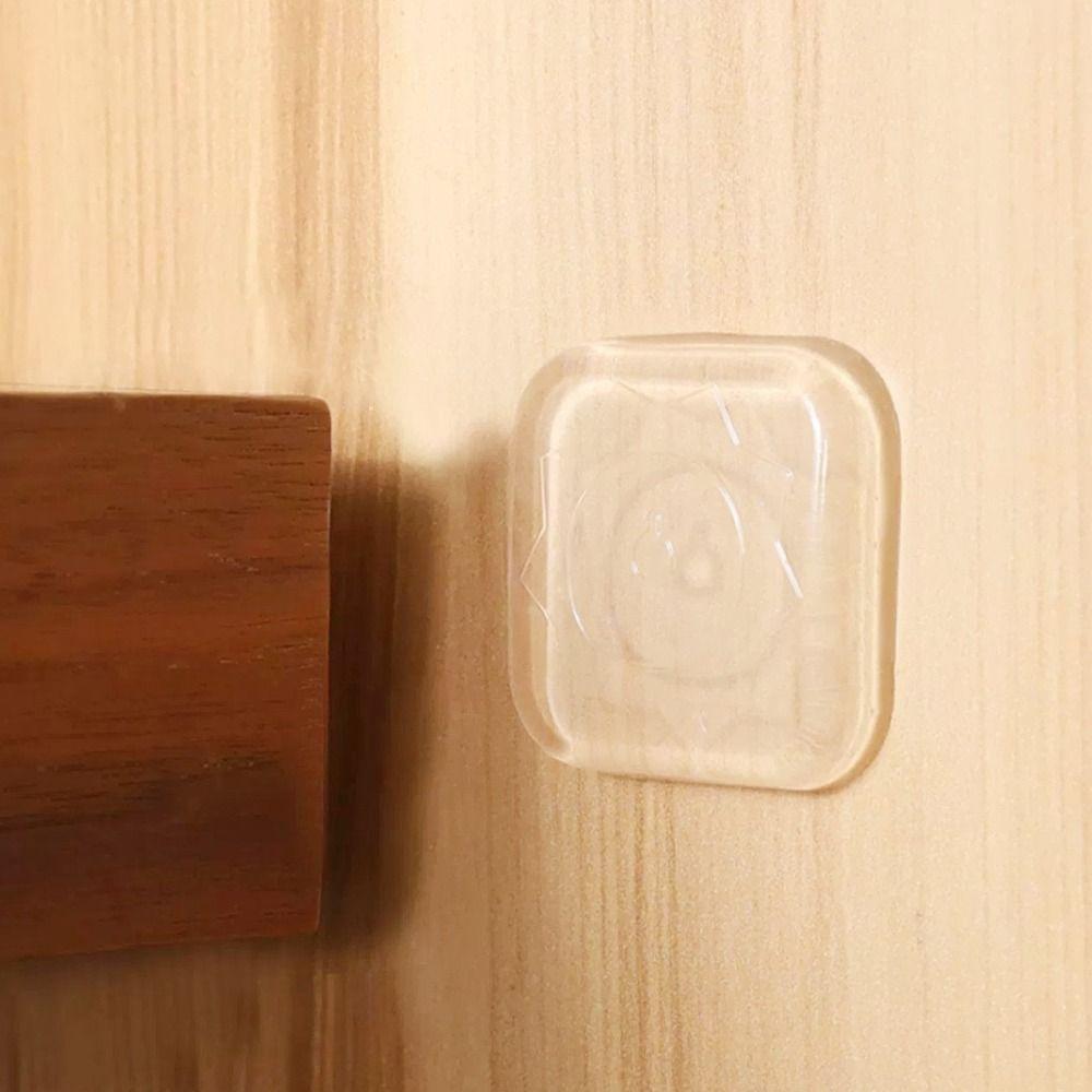 Silicone Wall Protector Self Adhesive Safety Shock Absorber Guard Door Stopper  Furniture