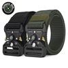 Multifunctional Compass Tactical Belt Cobra Buckle Velcro Belt Canvas Outdoor Belt