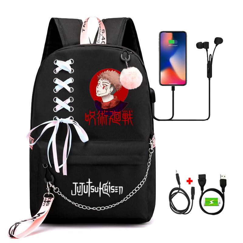 Рюкзак в стиле аниме с принтом, школьная сумка для подростков, студентов, книжная сумка с героями мультфильмов, уличный рюкзак, детский рюкзак для мальчиков и девочек