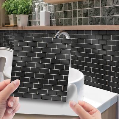 10 шт. 3D наклейки на плитку самоклеящиеся водонепроницаемые наклейки на стену кухня ванная комната украшение для дома
