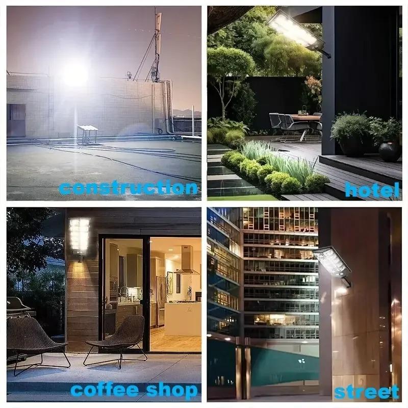 2PCS 504 LED Solar Wall Lamp Outdoor with Motion Sensor 3 Mode Waterproof Human Induction Super Bright Solar Light for Yard Garden