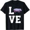 Люблю одежду Hippo для любителя гиппопотамов Футболка