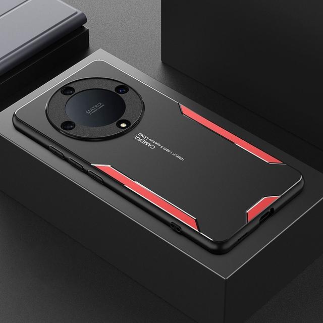 Металлический чехол из алюминиевого сплава для Honor Magic 5 Lite X9A X8A X7A задняя крышка силиконовый матовый чехол для телефона Honor X7 X9 5G X40 GT противоударный защитный чехол
