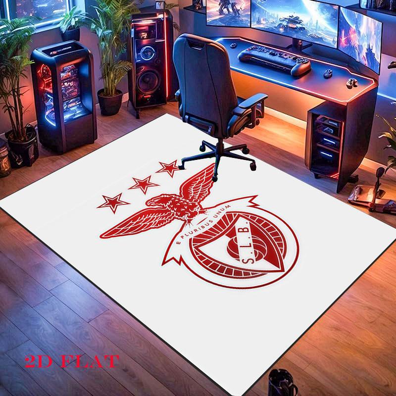 Benfica LOGO Carpet Rug for Living Room Bedroom Home Sofa Decoration,Kids play Nonslip Floor Mat