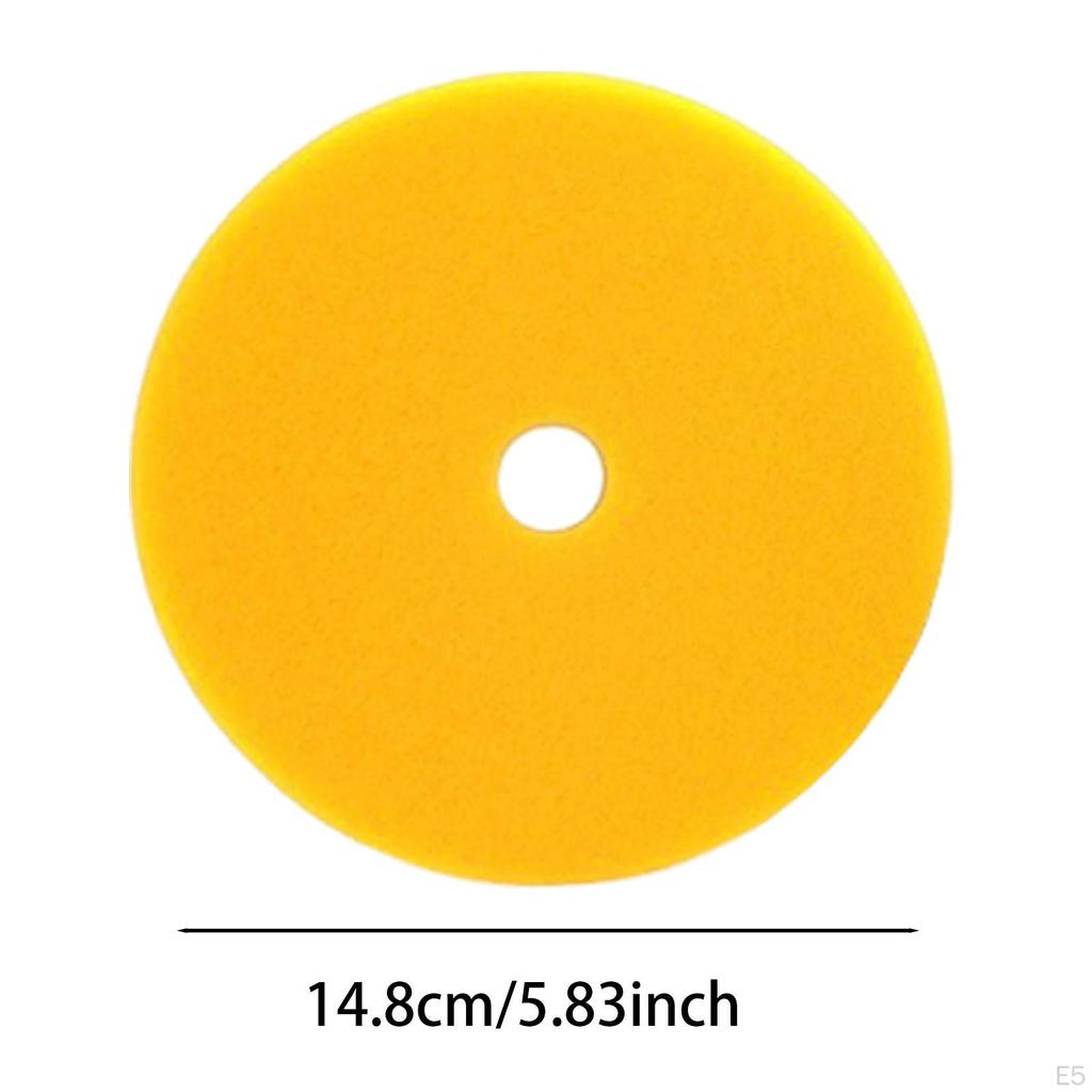 5-дюймовый полировальный диск для автомобиля с креплением на липучке для финишной обработки поверхности