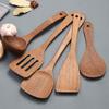 Wooden Nonstick Pan Meat Kitchen Tools Mixing Spoon Soup Scoop Ladle Cooking Shovel Rice Spatula