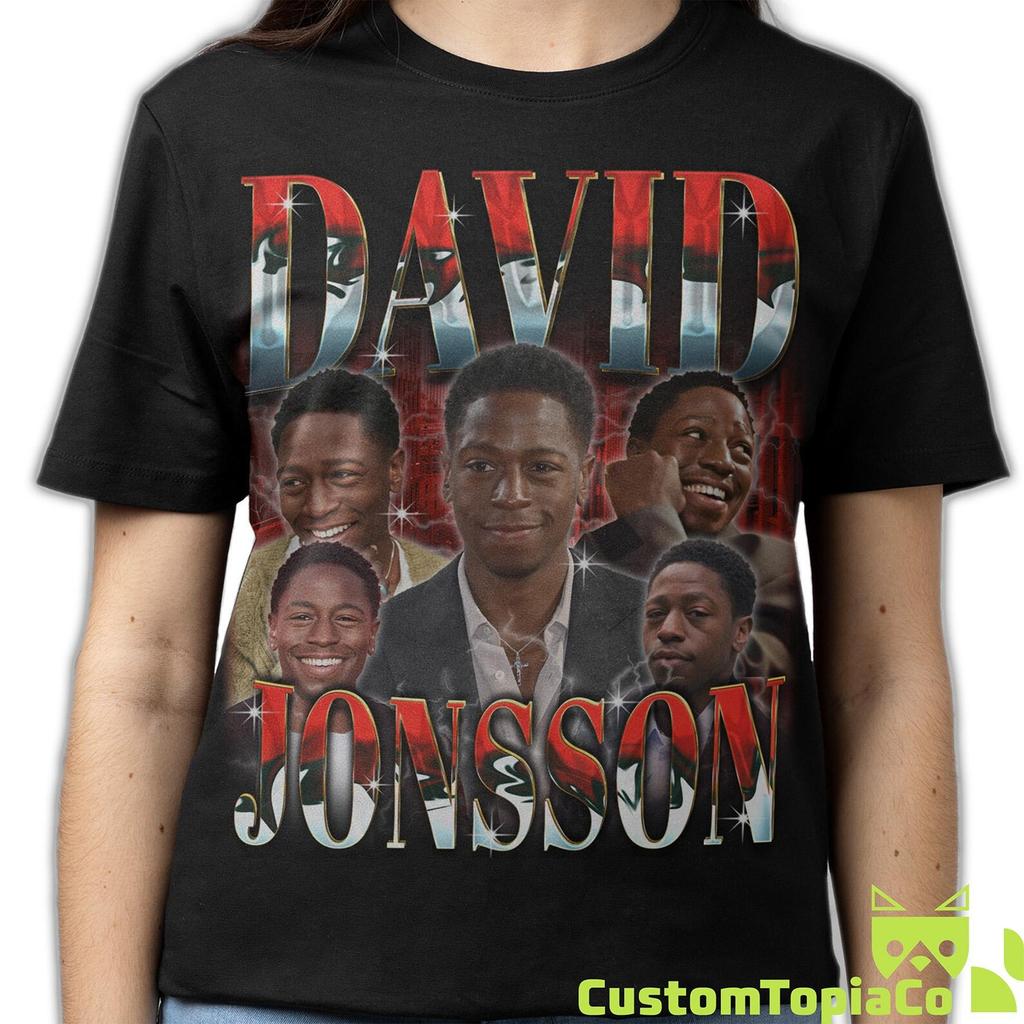 DAVID JONSSON SHIRT, David Jonsson Vintage T-Shirt, David Jonsson Retro 90s Bootleg Homage Merch, David Jonsson Tribute 80s Rap Tee Fan Gift