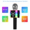 Портативный беспроводной микрофон для караоке, Bluetooth-динамик, FM-радио, поддержка воспроизведения с USB/TF-карты, волшебные звуковые эффекты