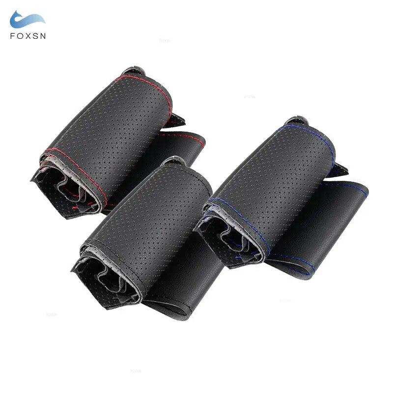 Оплетка на руль для Mazda 3 Axela CX-30 CX30, автомобильный интерьер, рулевое колесо, перфорированный кожаный чехол из микрофибры