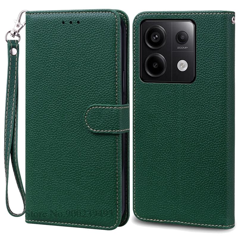 Для Redmi Note 14S Чехол-книжка из кожи, чехол-кошелек для Xiaomi Redmi Note 14S Чехол-книжка для телефона, чехол-книжка, чехол Fundas