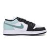 Jordan Air Jordan 1 Low Винтажные Баскетбольные Кроссовки Мужские Черно-Бело-Зеленые 553558-131(Команда85-)