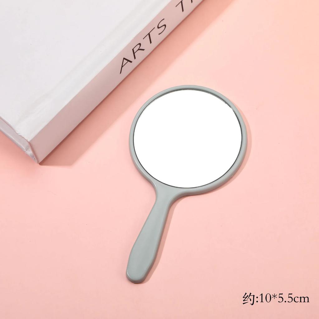 Наращивание ресниц ручное зеркало индивидуальный логотип в форме сердца квадратный спа салон персонализированные компактные зеркала для макияжа с ручкой