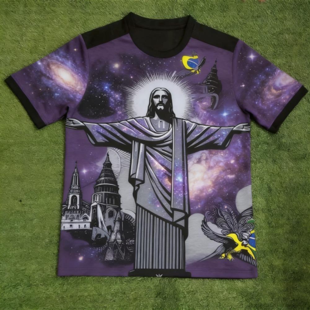 Fashion JESUS Printed T-shirt Summer Kids Casual Outdoor Girl and Boy Short Sleeved Tees Top Pullover