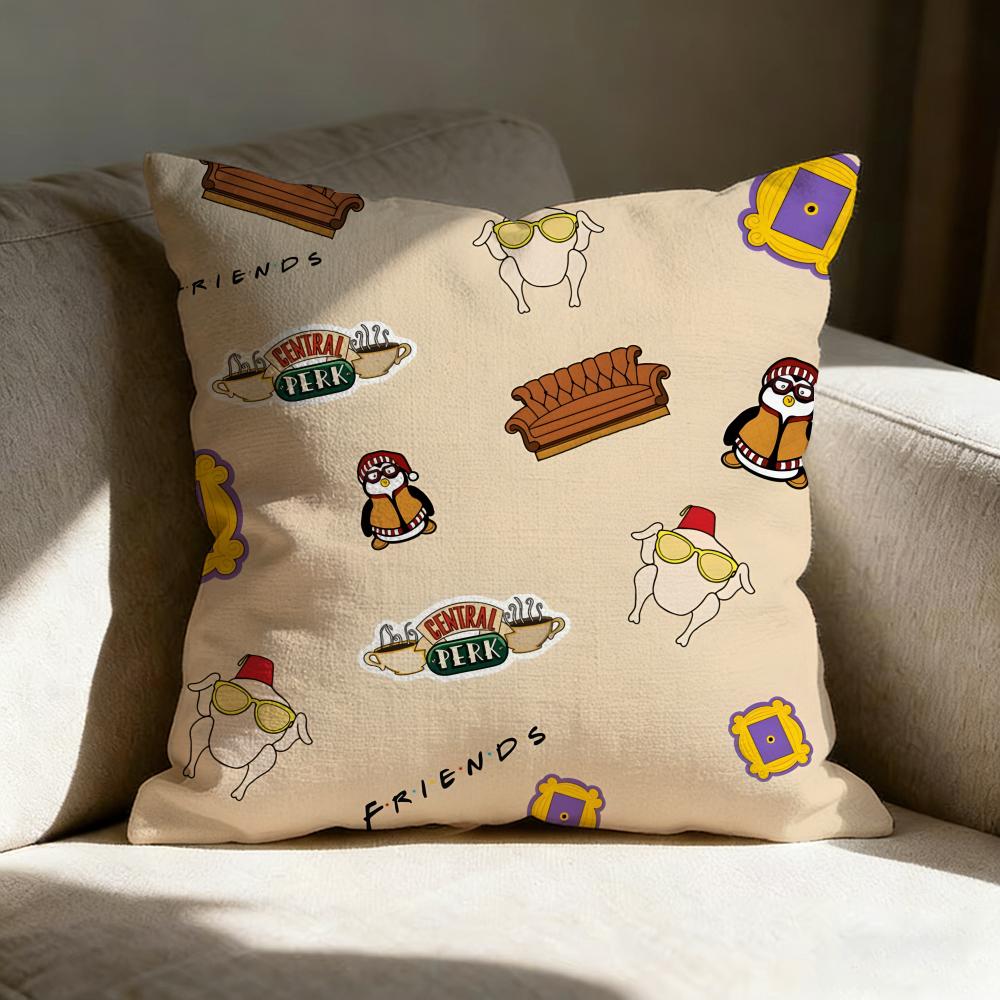 Ffriends Moive Pillow Case Pillowcase Doublesided Printed Sofa Cushion Bedroom Headboard Pillow
