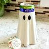New 3D Printed Halloween Ghost Can Holder Sleeve Cup Caddy for 8.4 oz 12 oz 16 oz Standard and Slim Cans