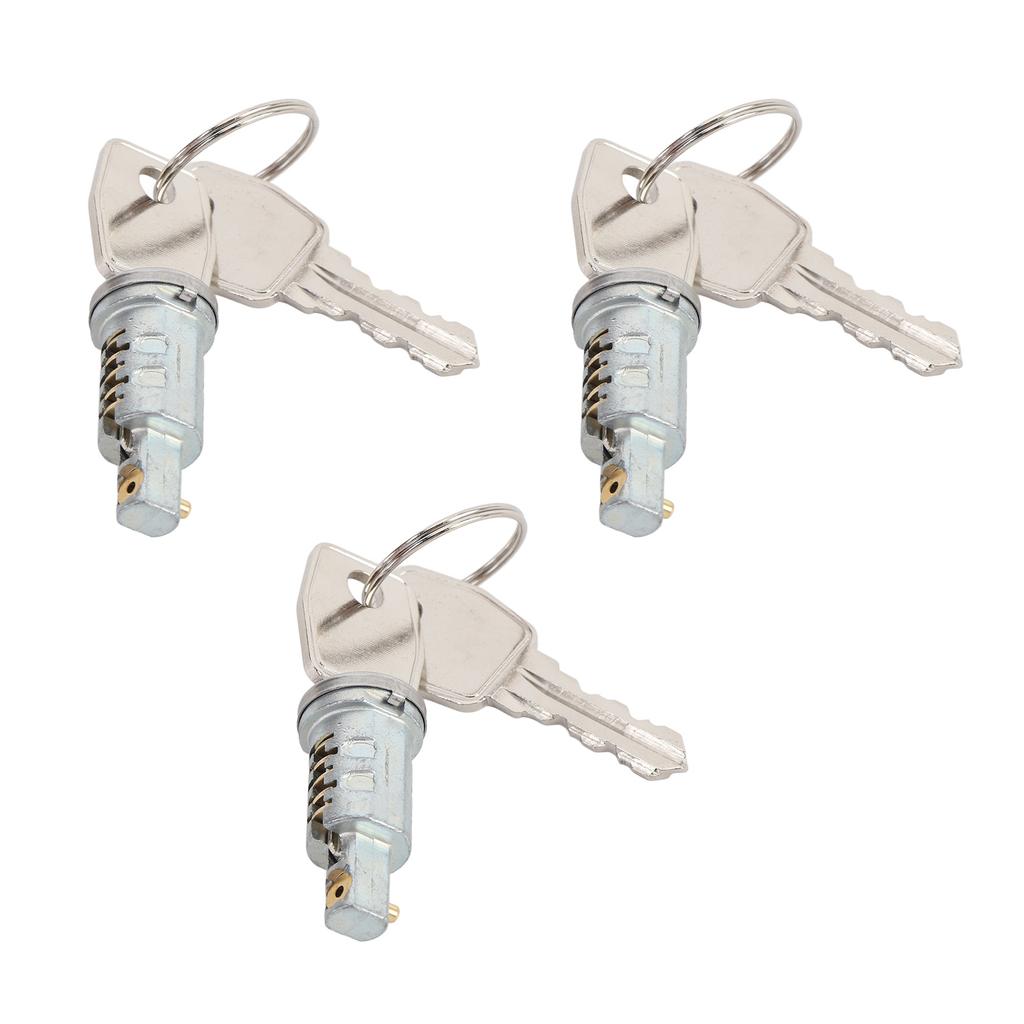 Комплект личинок замка двери MTC6504 металлический прочный комплект личинок замка передней двери с ключами для Defende