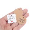 100Pcs/Lot Blank With String 20M Kraft Paper String Price Tags Gift Cards