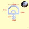 Новое поколение силиконовых резиновых уплотнительных полосок, звукоизолирующих двери, уплотнительные ленты для дверей/окон, щелевого типа, квадратные, премиум-класса