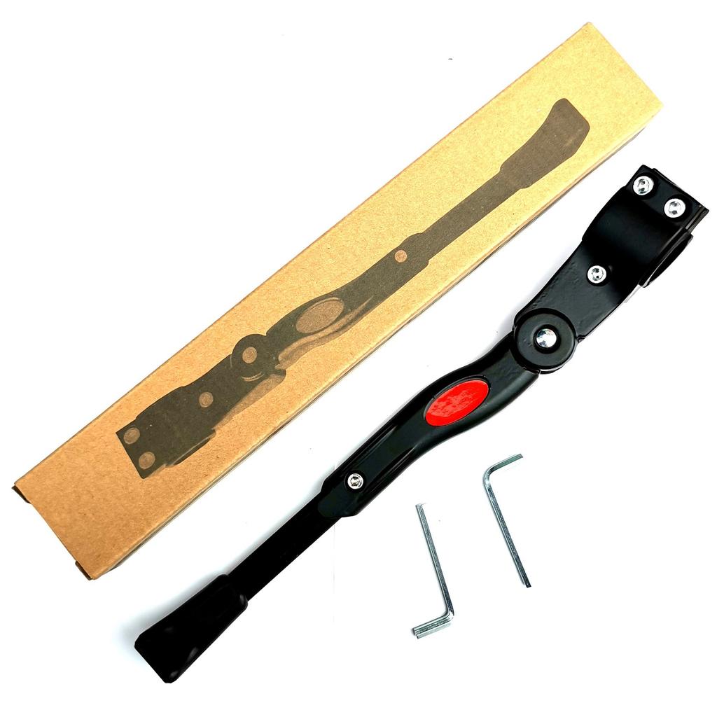 1 шт. подставка из алюминиевого сплава, задний багажник для велосипеда, регулируемая длина, боковая подставка для велосипеда MTB 26 дюймов