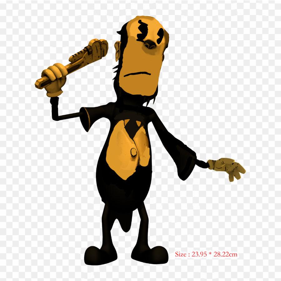 Bendy And The Ink Machine Piper Bendy And The Ink Mach Iron On Heat Transfer Printing Vinyl Patches Sticker for Clothes DIY Appliques Washable Patches