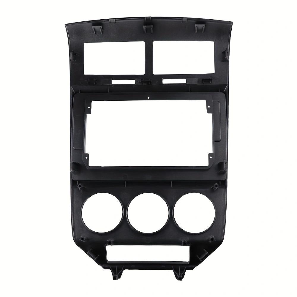 Для DODGE CALIBER 2007-2010 10,1-дюймовая серебристая ABS-накладка на рамку рычага переключения передач центральной консоли автомобиля, декоративный элемент интерьера