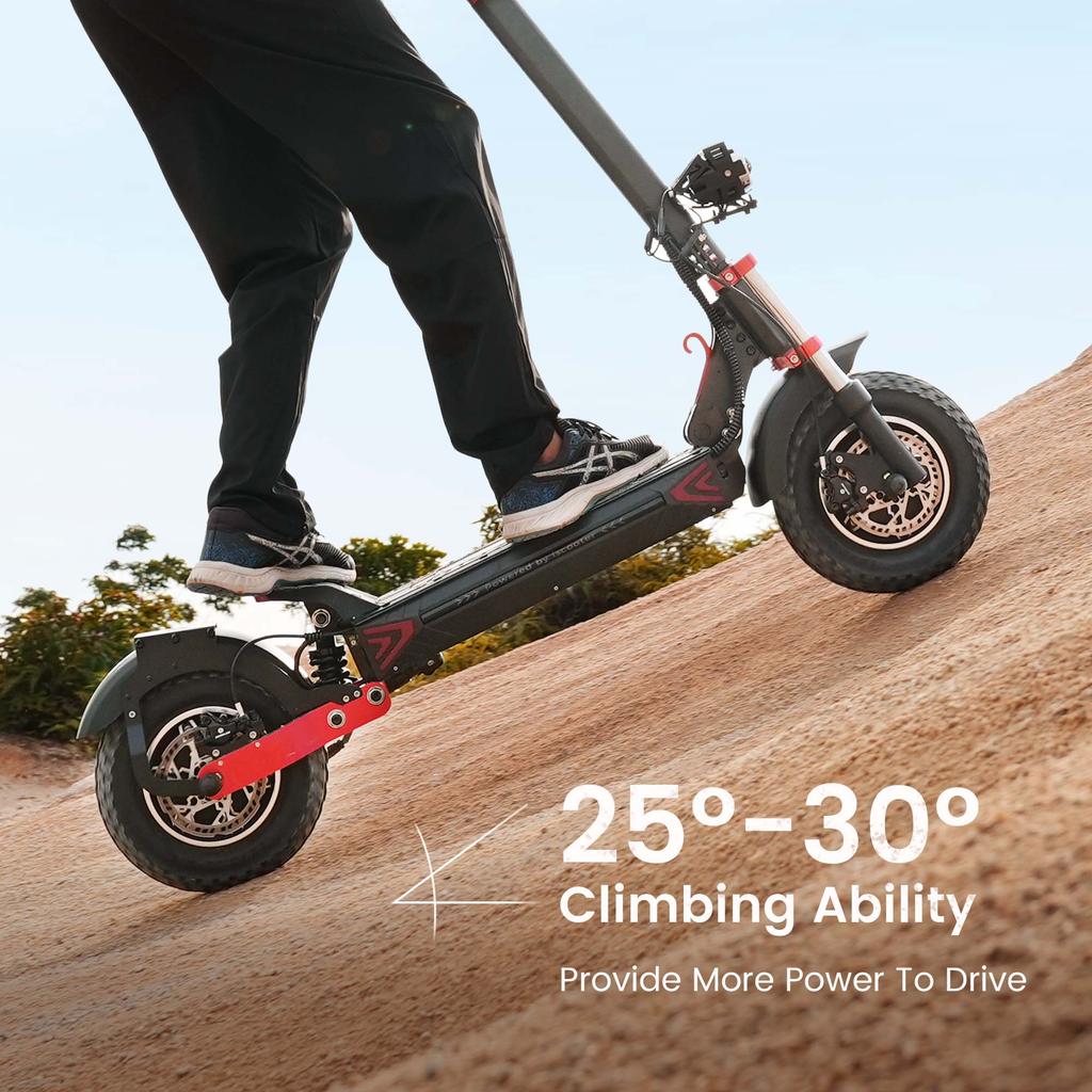 iScooter IX8 12" Off-Road Electric Scooter – 1200W Dual Motor, 48V20Ah, 60KM/H, 70KM Range, Dual Disc Brake, All-Terrain Tires