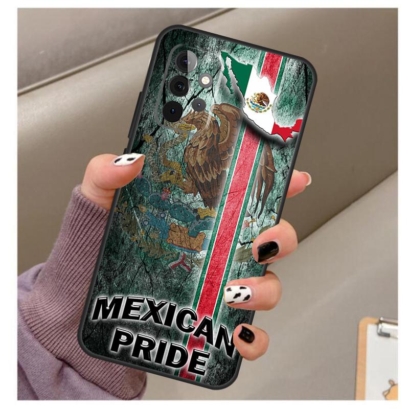 Mexican Pride Eagle Flag Case For Samsung Galaxy A54 A34 A24 A14 A53 A33 A23 A13 A52 A32 A22 A12 A71 A51 A15 A25
