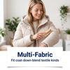 Clothing cleaning foam: Creates a dense foam that targets and removes stubborn stains in specific areas. Suitable for various fabrics, including down