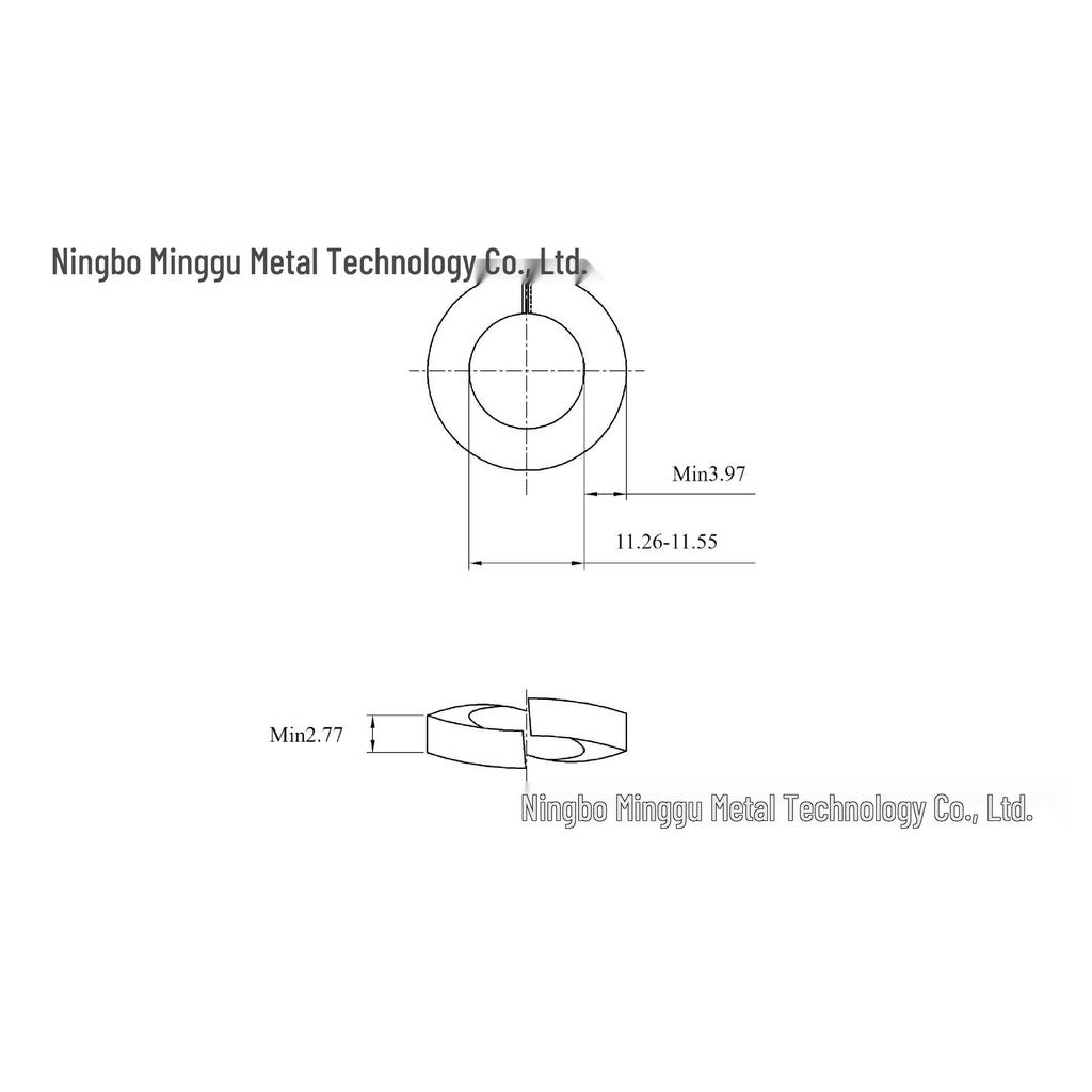 8x10x1/4~1-1/2" Оцинкованные Черненые Пружинные Шайбы Гровера, Высокопрочные, Противооткручивающиеся, Стандарты США и Великобритании
