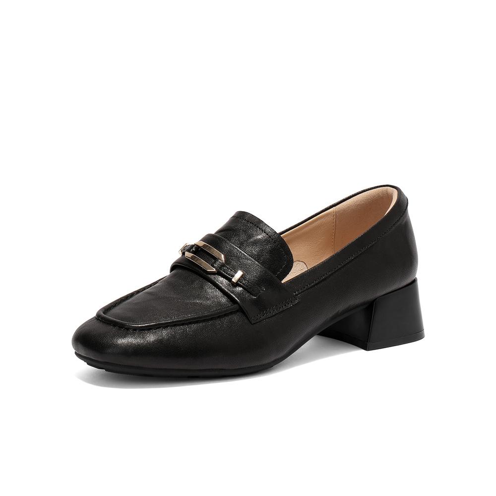 Senda Lefu Women's Autumn Commuting Shoes with Coarse Heel