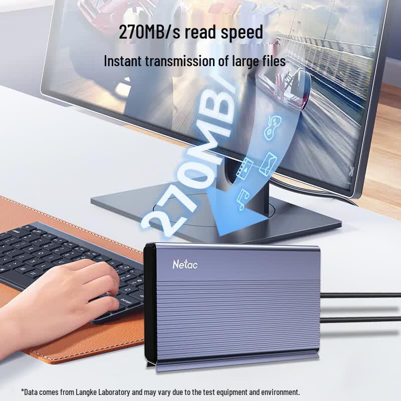 Netac K393 18 ТБ USB 3.1 Type-C 3,5-дюймовый внешний настольный жесткий диск