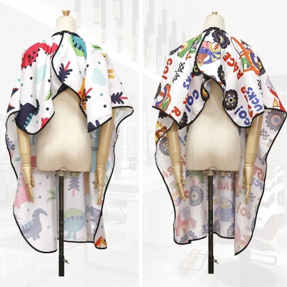 Милый детский мультяшный накидка для стрижки волос профессиональный водонепроницаемый халат для стрижки детей накидка для парикмахера