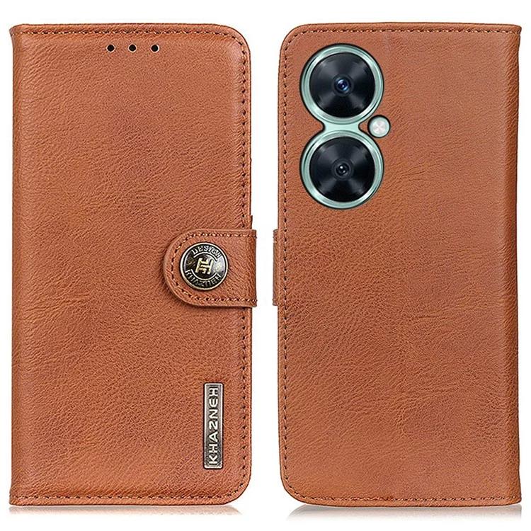 For Huawei Enjoy 60 Pro / nova 11i Cowhide Texture Leather Wallet Case Anti-Dust Stand Phone Cover
