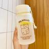Простой Милый Медведь Уличный Стакан для Воды Прозрачная Матовая Бутылка для Воды