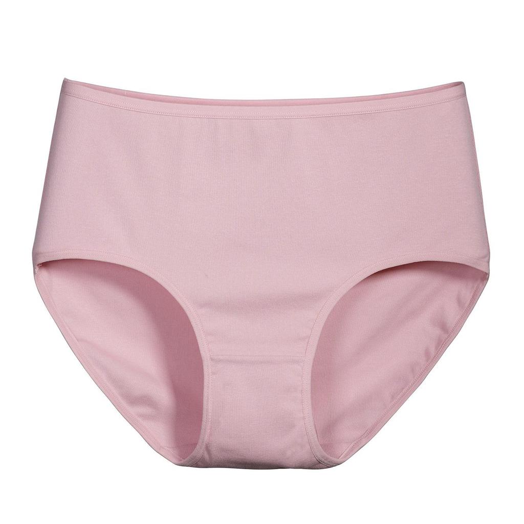 Премиальное женское нижнее белье больших размеров со средней посадкой из рубчатого чистого хлопка