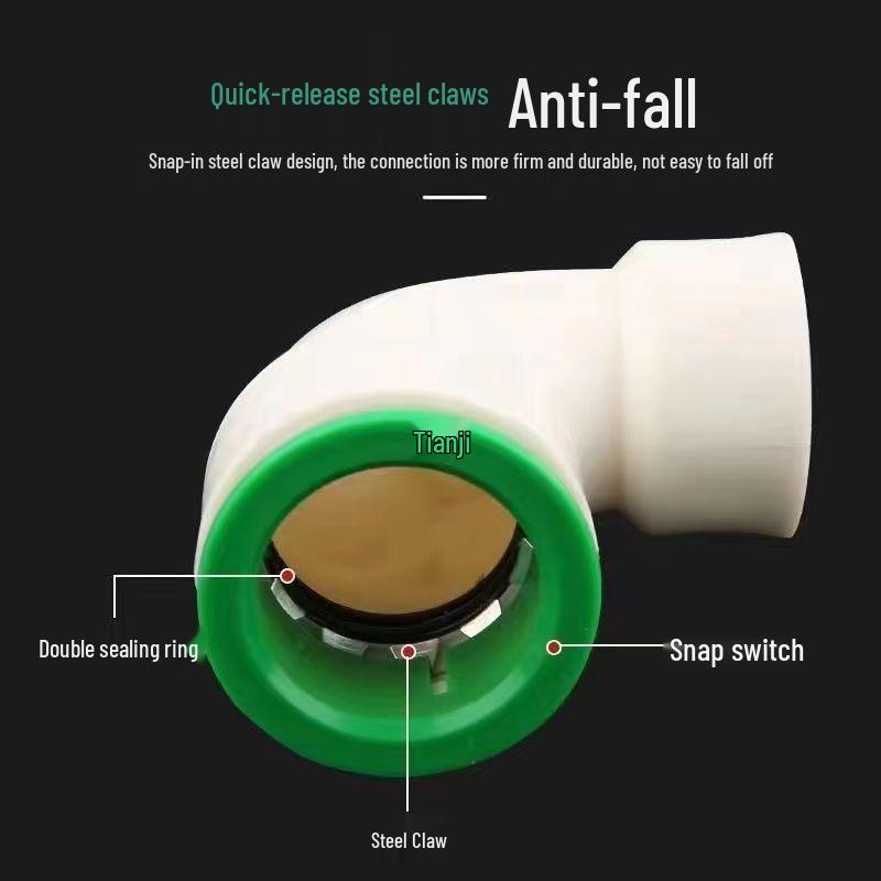 Пуш-фит соединитель для водопроводных труб: Тройник колено 2025324050