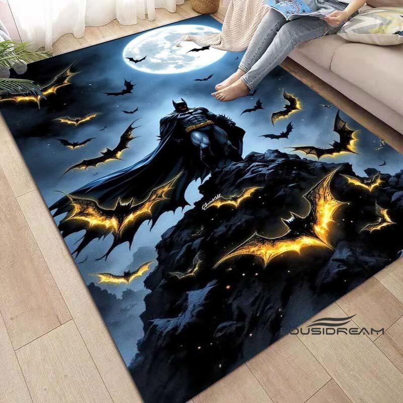 A Cool Batman Batmobile Rug—perfect for Use As A Bedroom Play Mat, Living Room Rug, or Home Decor.