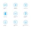 Полностью прозрачная Bluetooth-гарнитура, беспроводные высококачественные мужские наушники-вкладыши