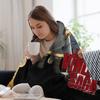 Винланд Сага - Торфинн. Теплый плед для зимы. Клетчатый плед для дивана. Рождественские подарки. Пледы.