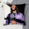Rapper KKing Grandson VVon Doublesided Printed Square Decorative Cushion Cover for Sofa Living Room Home Decor