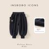 Insbobo Boys' Pants 2025 Winter New Thickened Fashionable Long Pants Children's Sports Pants Autumn and Winter Trendy