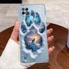 Чехол для телефона Realme C21 C21Y C25Y RMX3201 RMX3261 RMX3263 RMX3265 RMX3268 Прозрачный Роскошный Милый Любовь Кролик Забавный Мягкий Чехол