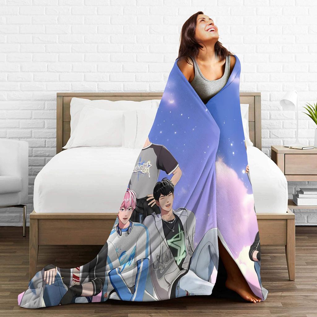 Kpop PLAVE Caligo pt Blanket Travel Flannel Throw Blanket For Bedroom Super Warm Custom Quality Bedspread Gift Idea