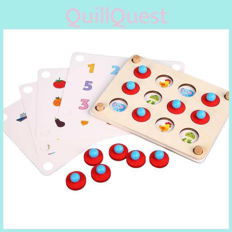 Memory Educational Wooden Chess For Kids With Memory Development Growth Focus