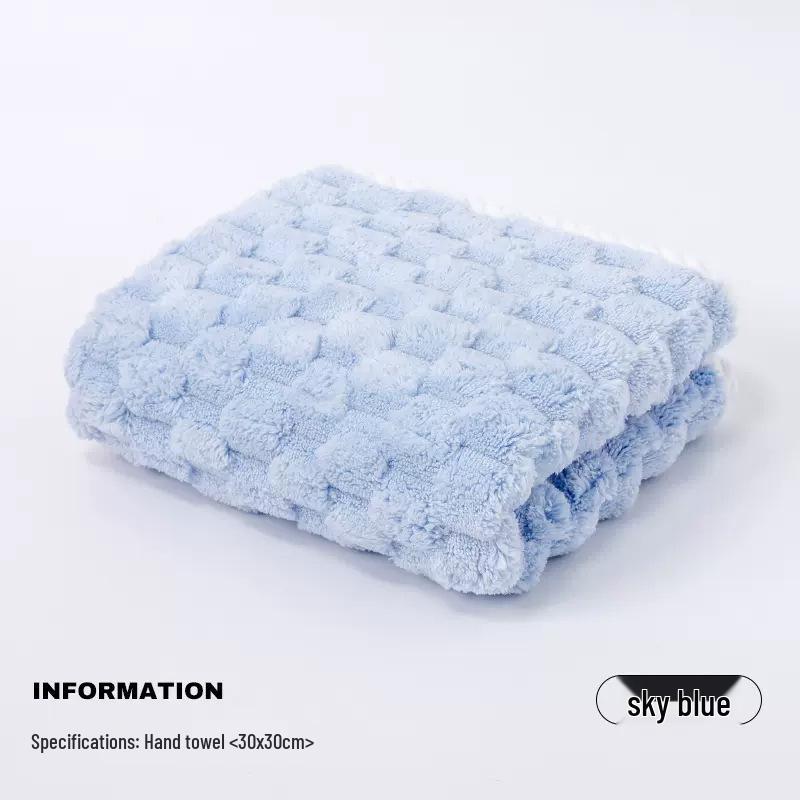 Супервпитывающее подвесное полотенце для рук из кораллового флиса - Милое, Плотное и Мягкое для ванной