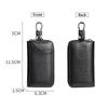 AAAPR1 Car Wallet Key Case Carbon Fiber Zipper Wallet Holder Multifunction Accessories For BMW X1 X2 X3 X4 X5 X6 X7 G20 G30 6GT E46 E60