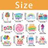 Party Cake Flags With Paper Material For Birthday Event Decor Set Of 12