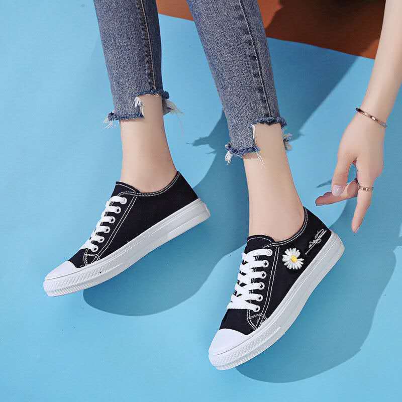 Новые туфли для девочек корейская версия студенческих парусиновых туфель с мягкой подошвой повседневные туфли на плоской подошве в стиле кампуса интернет-магазин обуви знаменитостей