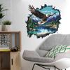Broken Wall Eagle Bedroom Living Room Study Home Background Beautification Decorative Wall Sticker