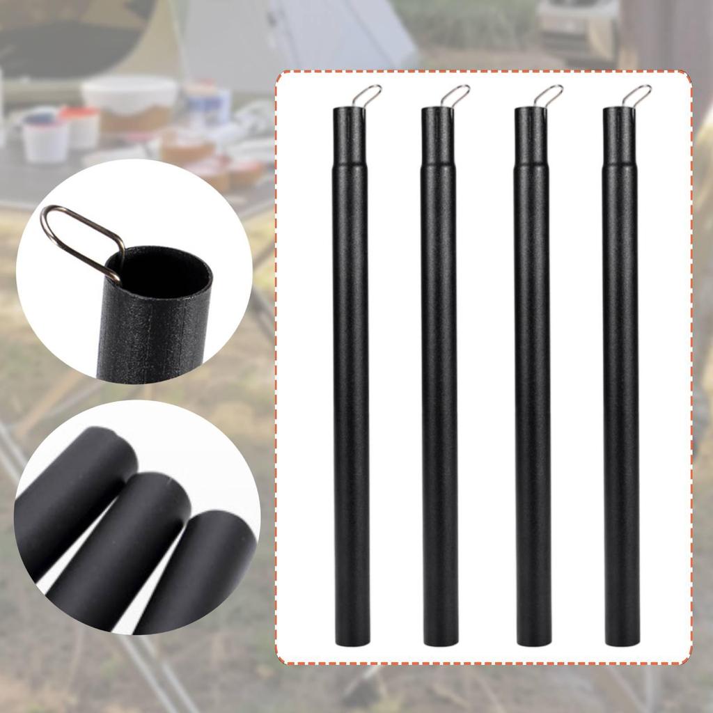 4Pcs Folding Table Leg Extenders for Outdoor Furniture Indoor&Outdoor Use
